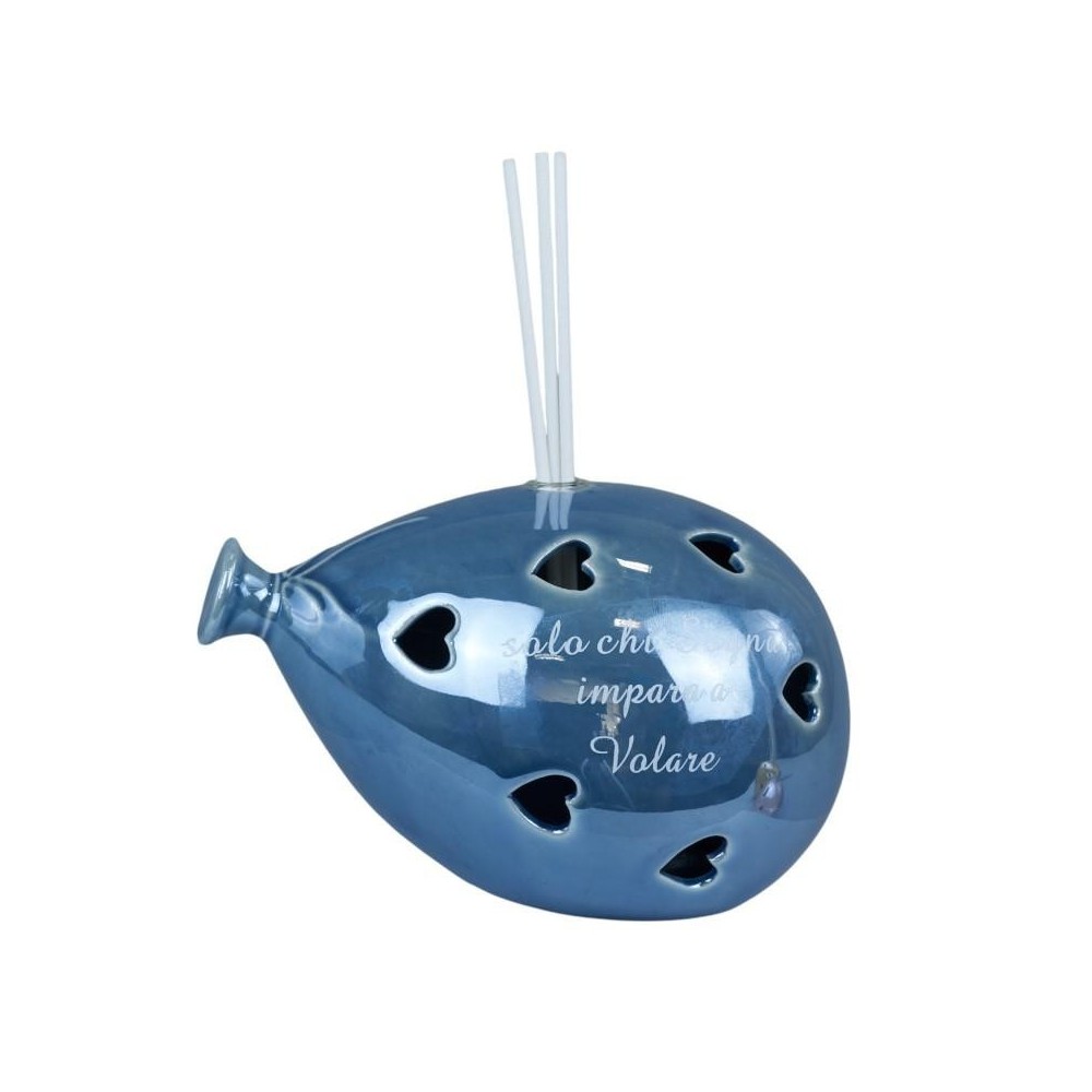 PALLONCINO GRANDE LED PROFUMATORE BLU C FRASE